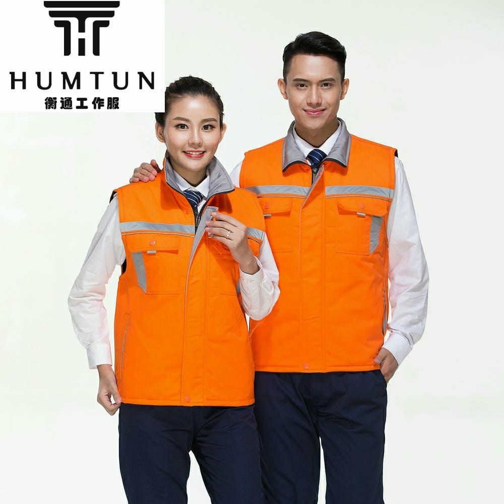 春秋全工藝滌棉紗卡馬甲 003 工裝定制